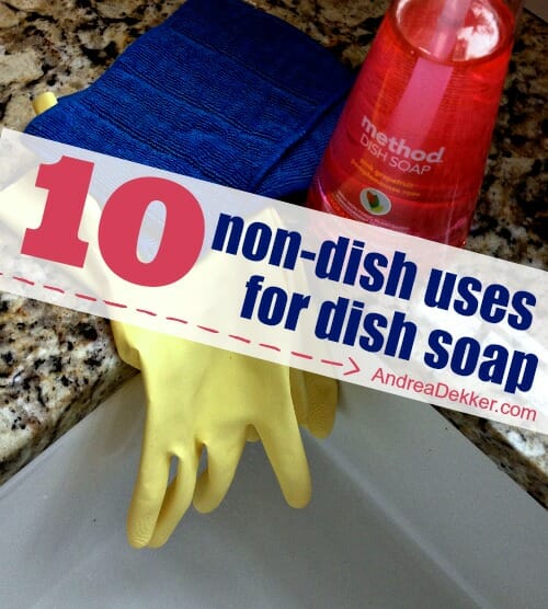 non dish uses for dish soap