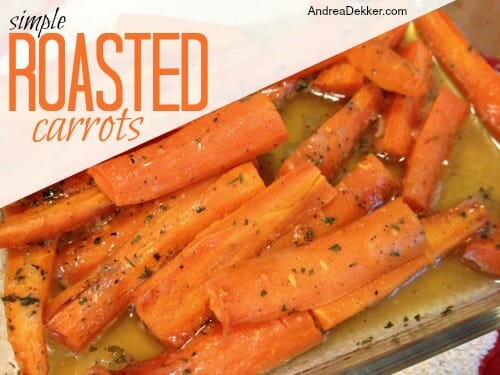 simple roasted carrots