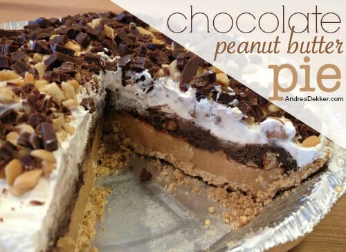 chocolate peanut butter pie
