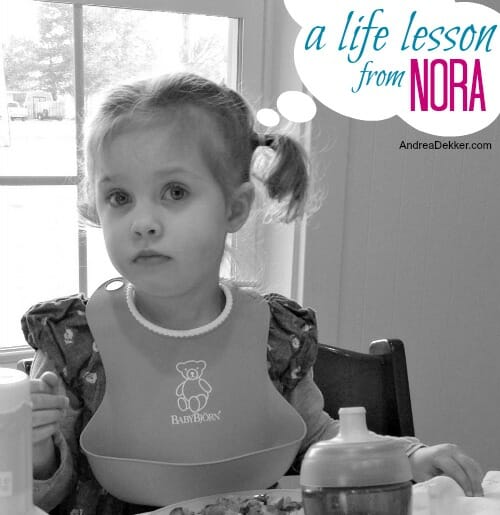 life lesson from nora