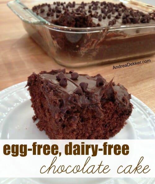 egg free chocolate cake