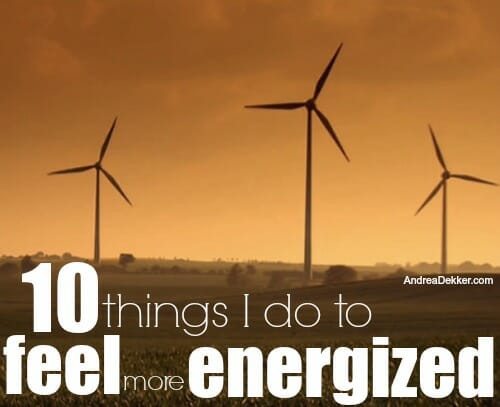 feel more energized