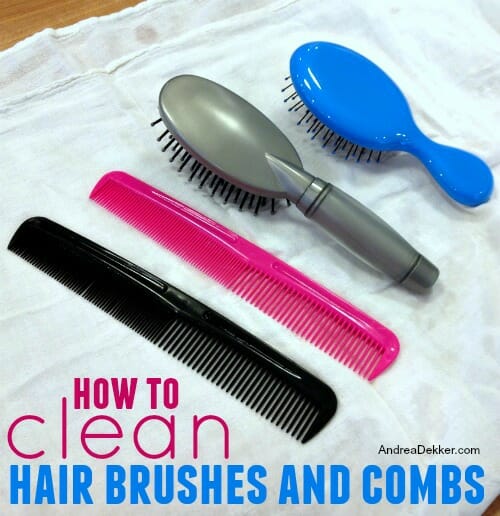 how to clean brush comb