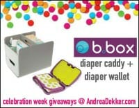 b.box Diaper Caddy Giveaway on andreadekker.com