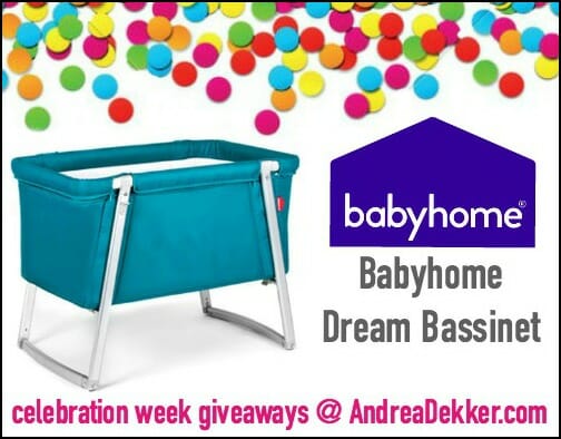 Celebration Week Giveaway Babyhome Dream Bassinet Andrea Dekker