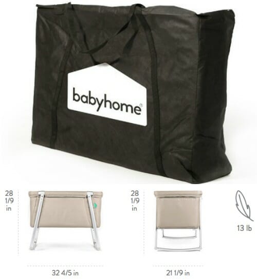 babyhome travel cot