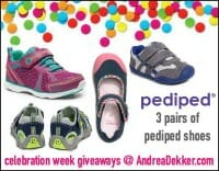 pediped Shoes Giveaway on andreadekker.com