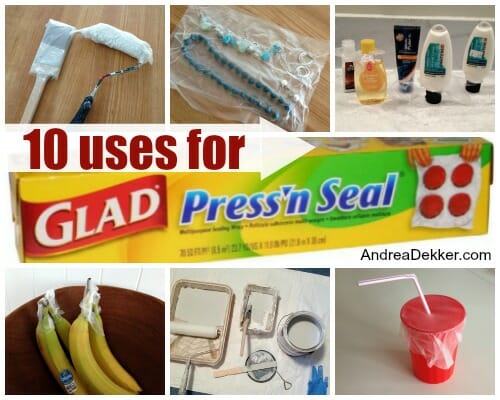 Make a Quick Bib for Your Kid With Press'n Seal Plastic Wrap