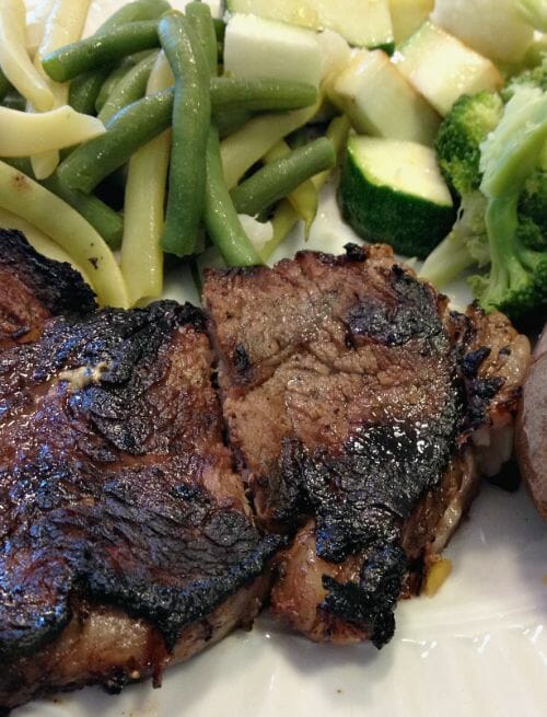 super simple steak marinade