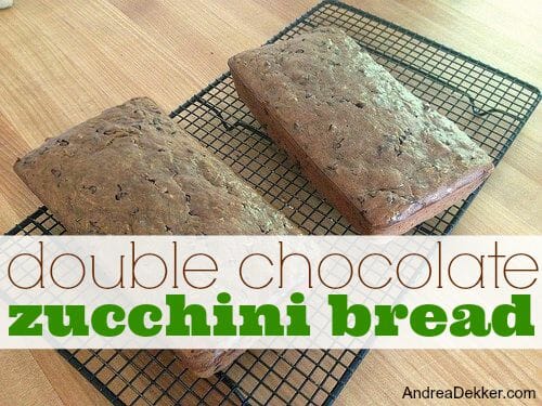 double chocolate zucchini bread