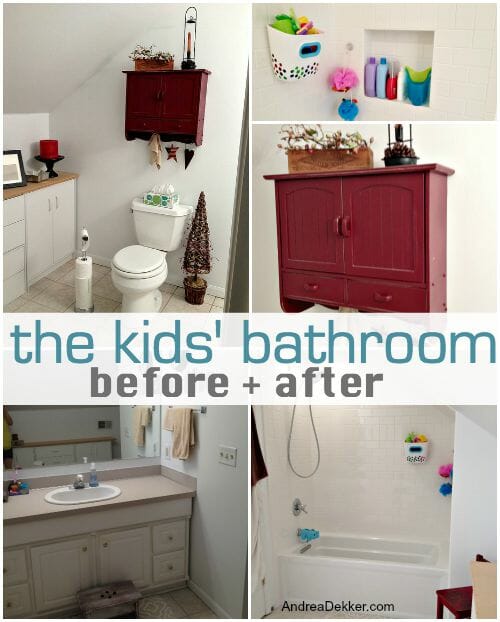 the kids bathroom reno