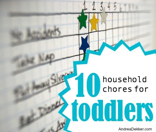 toddler chores