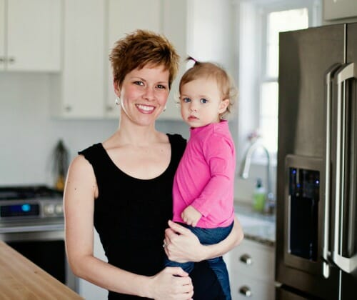 in the kitchen