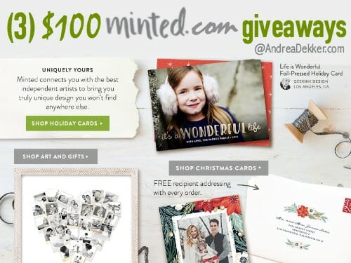 minted.com giveaway