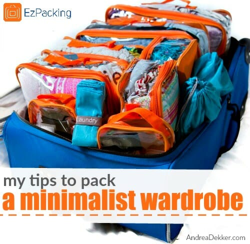 My Tips to Pack a Minimalist Wardrobe