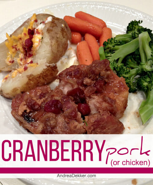 cranberry pork