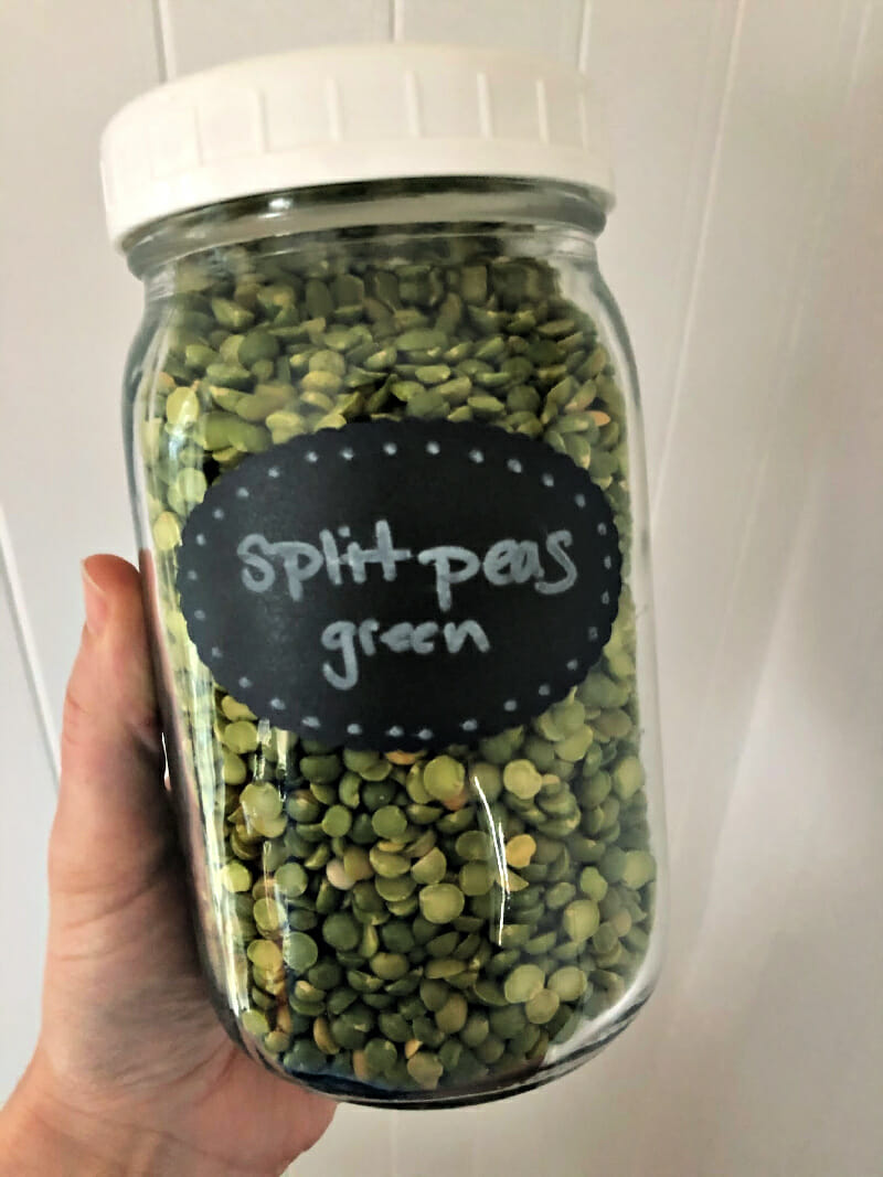 dried split peas