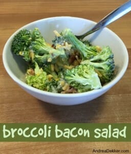 Easy Broccoli Bacon Salad