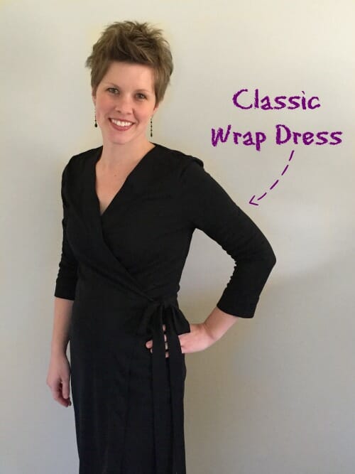 classic wrap dress