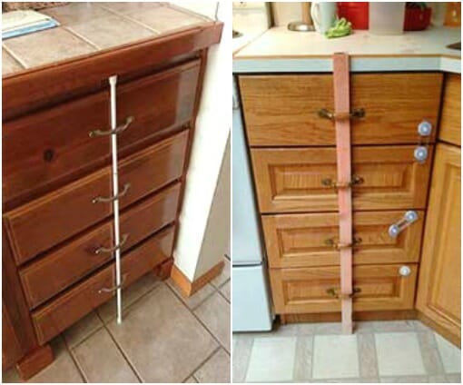 Guide To Babyproofing Drawers & Other Kitchen Spots