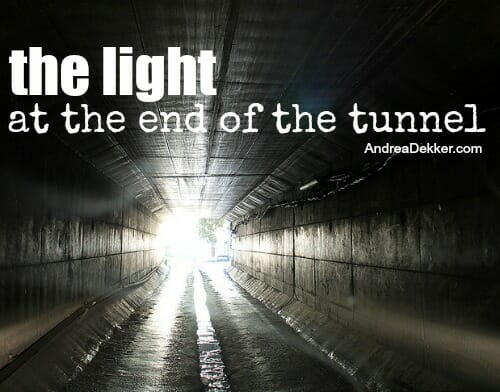 light at the end of the tunnel