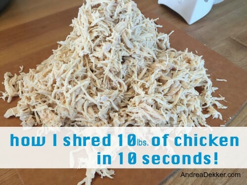 shredded chicken