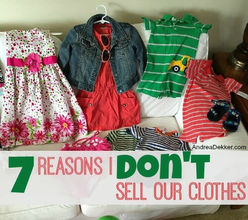 Sell used hot sale children's clothes