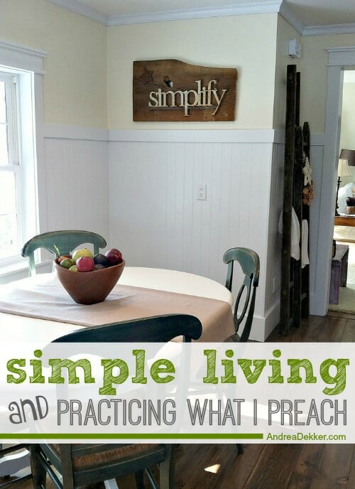 simple living