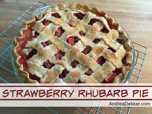 strawberry rhubarb pie