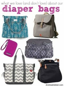 Our Diaper Bags (What We Love and What We Don't) | Andrea Dekker