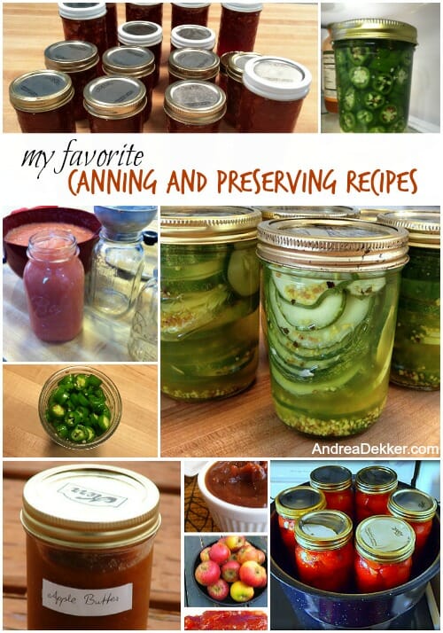 canning recipes