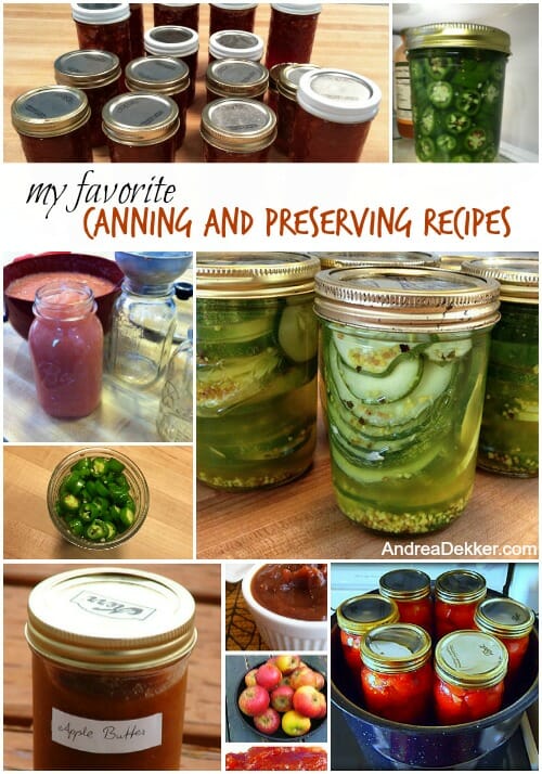 My Favorite Canning and Preserving Recipes | Andrea Dekker