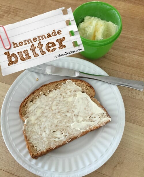 homemade butter