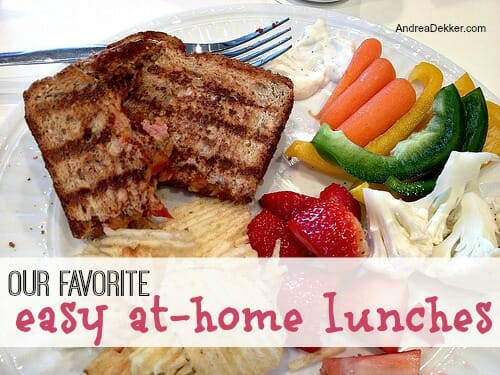 Our Favorite Easy At-Home Lunches - Andrea Dekker