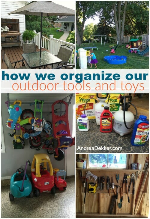 backyard toy storage