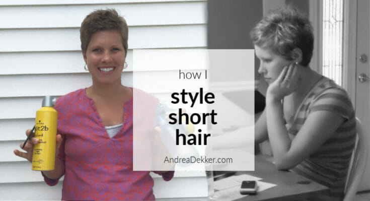 how to style short hair