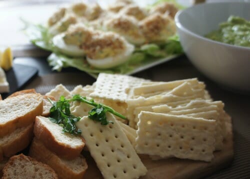 crackers and bread