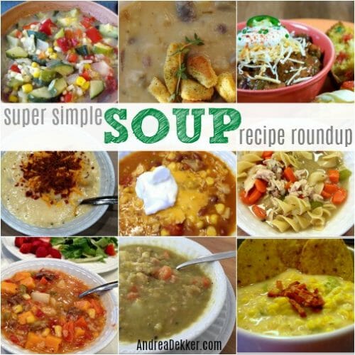 Super Simple Soup Recipe Roundup | Andrea Dekker