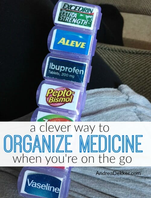 A Clever Way To Organize Medicine When You're On The Go