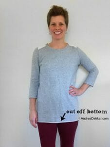 How to Instantly Update a Sweatshirt (no sewing required) | Andrea Dekker