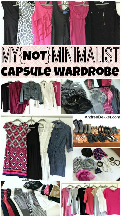 My (NOT) Minimalist Capsule Wardrobe