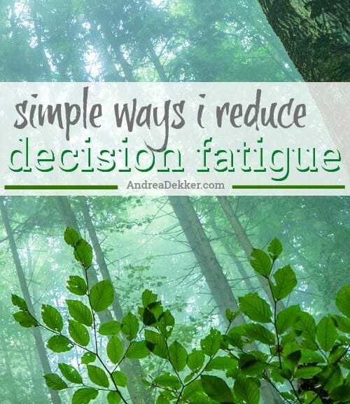 decisions fatigue