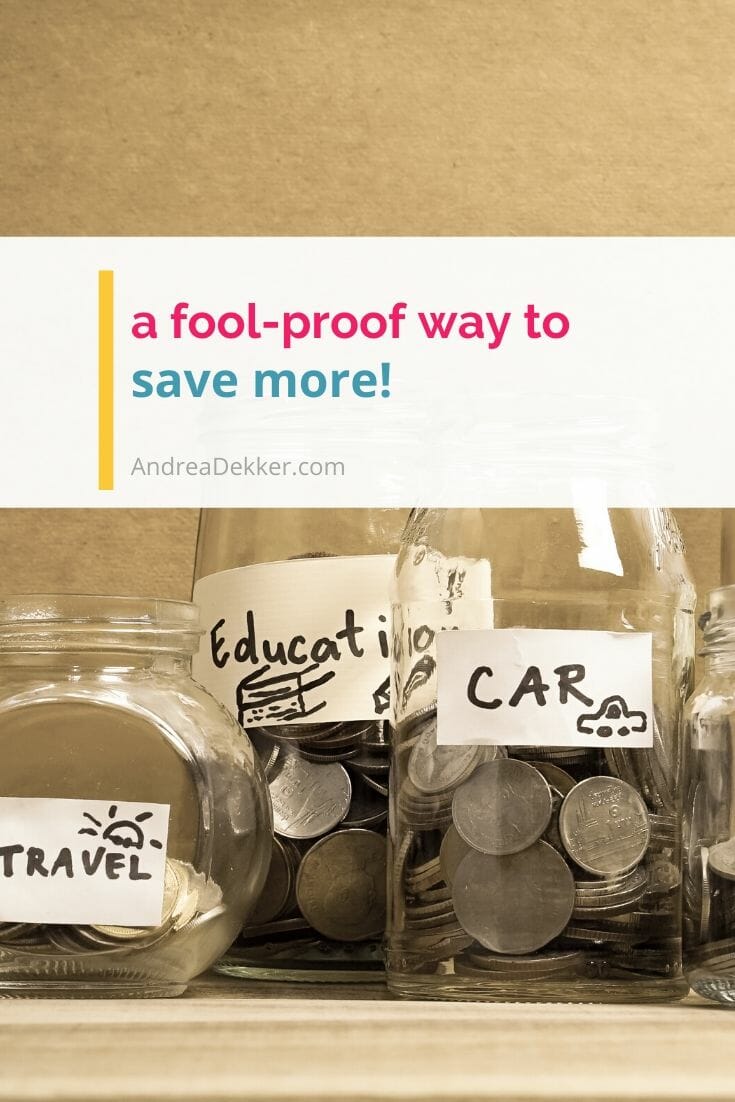 a foolproof way to save more via @andreadekker