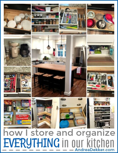 How I Store And Organize Everything In Our Kitchen Andrea Dekker