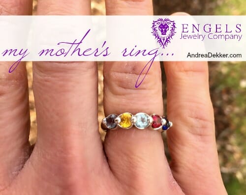 children's birthstone ring for mom