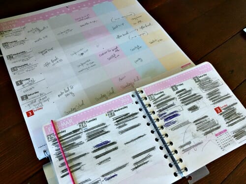 planner and calendar
