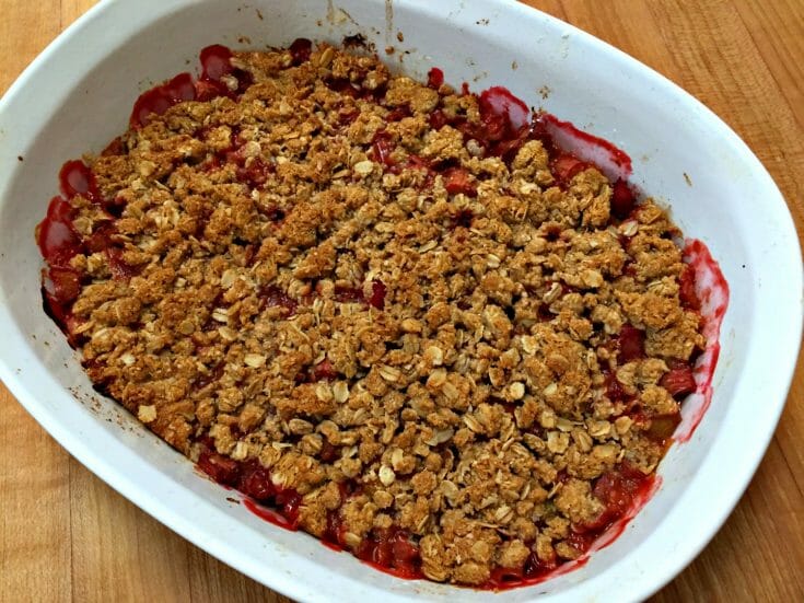 Rhubarb Crisp