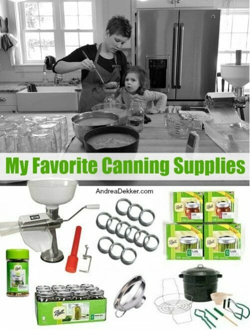 favorite canning supplies