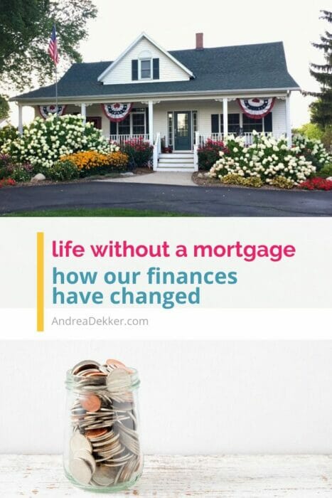 how our finances have change without a mortgage