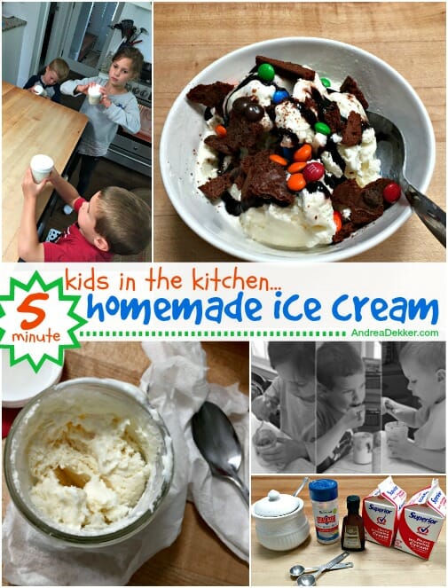 Homemade Ice Cream in 5 Minutes!